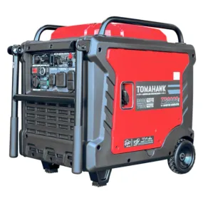 Tomahawk Power - TG9000i 10,500 Watt Inverter Generator, Electric Start, Super Quiet, Portable Gas Power