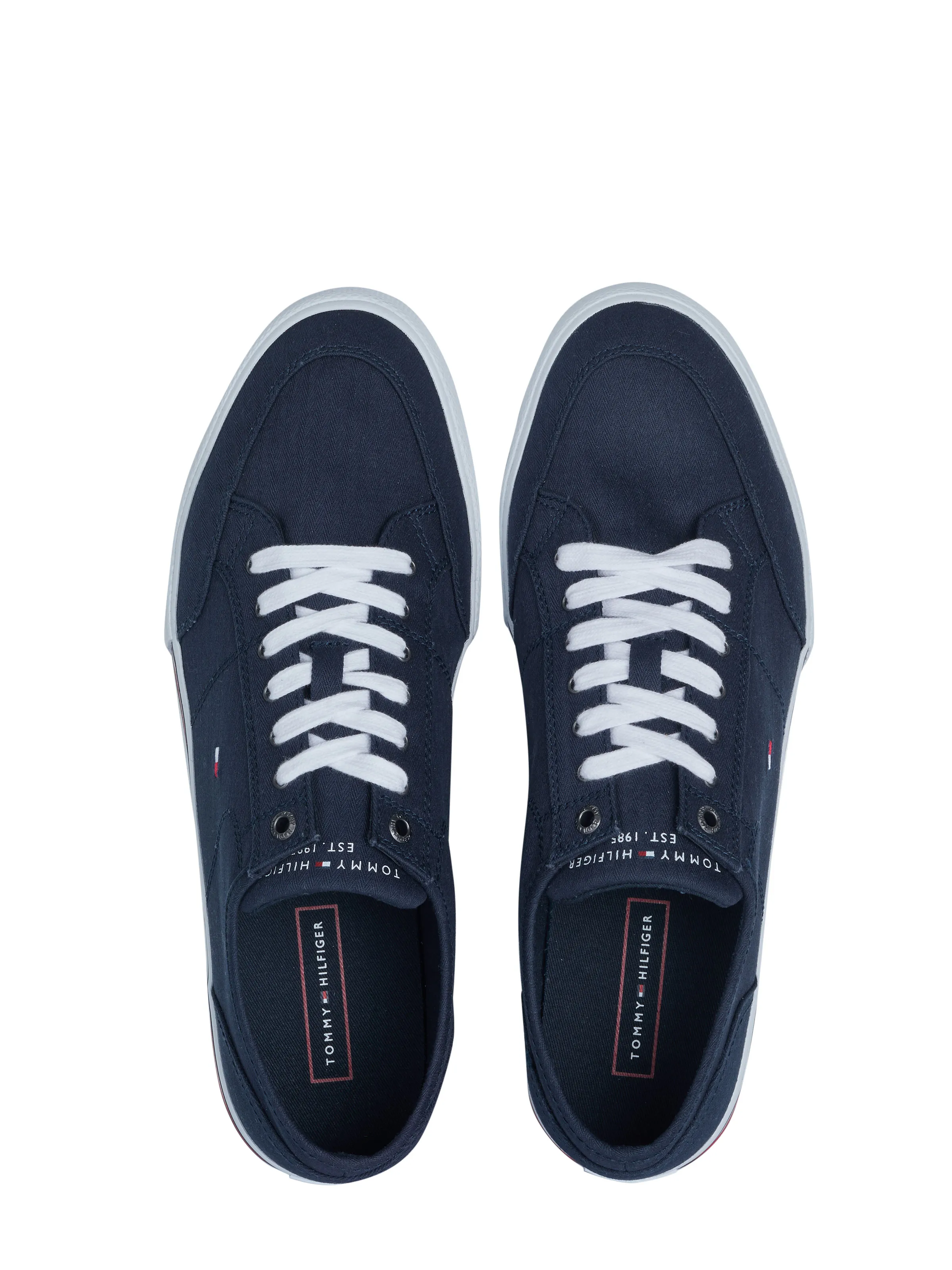 Tommy Hilfiger navy shoe.