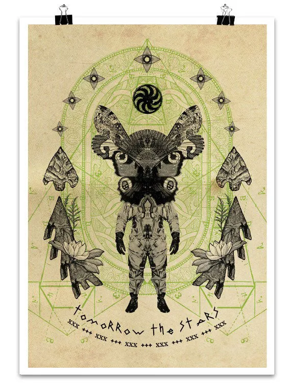 Tomorrow the Stars Art Print by PlazmaLab