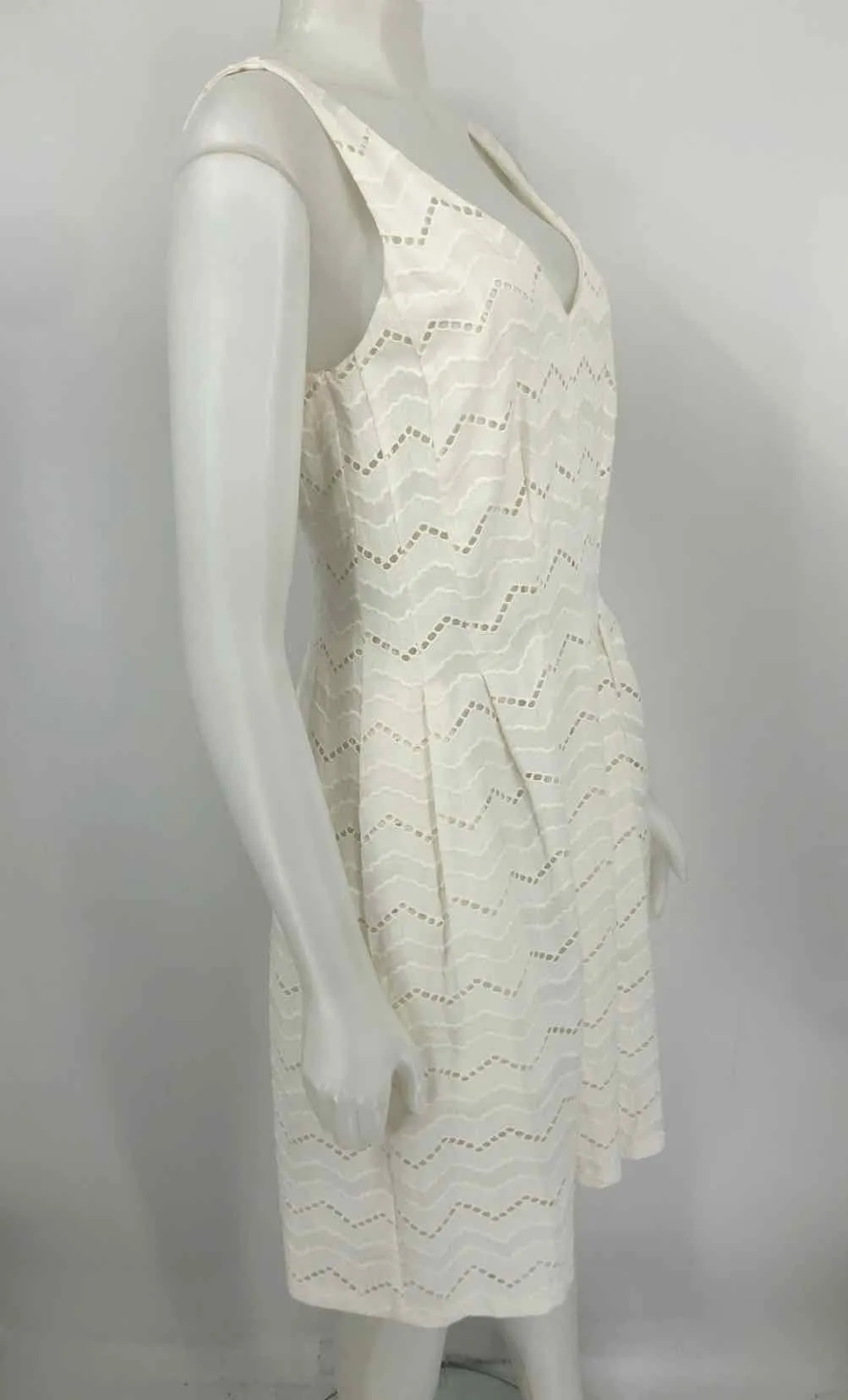 White Eyelet Tank Dress Size 4