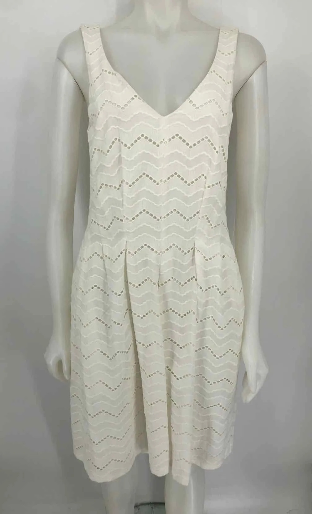 White Eyelet Tank Dress Size 4