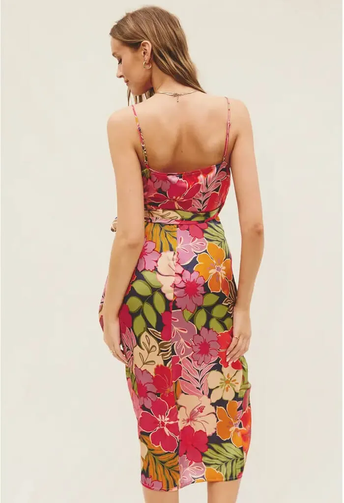 Tropical Hawaiian Print Sundress