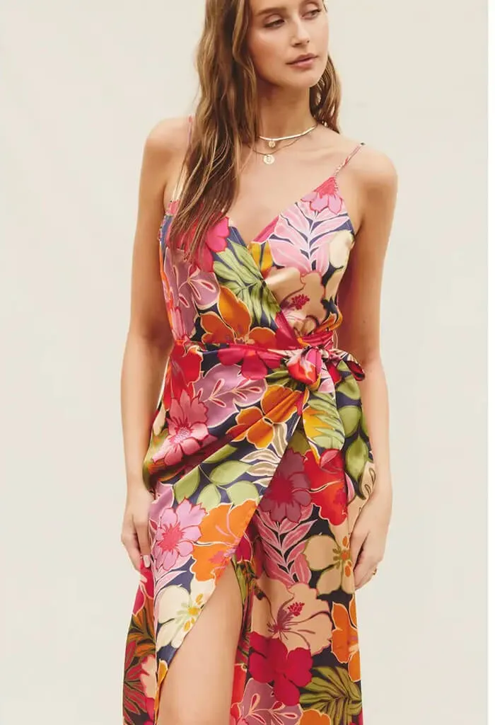 Tropical Hawaiian Print Sundress