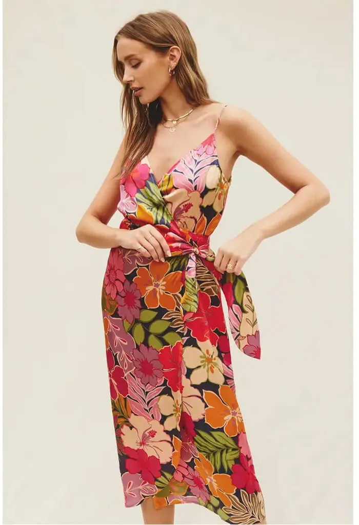 Tropical Hawaiian Print Sundress