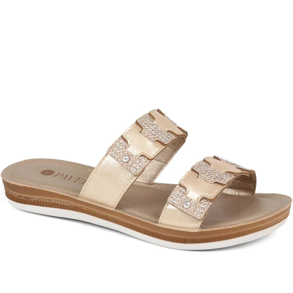 Two Strap Mule Sandals - INB37035 / 323 595