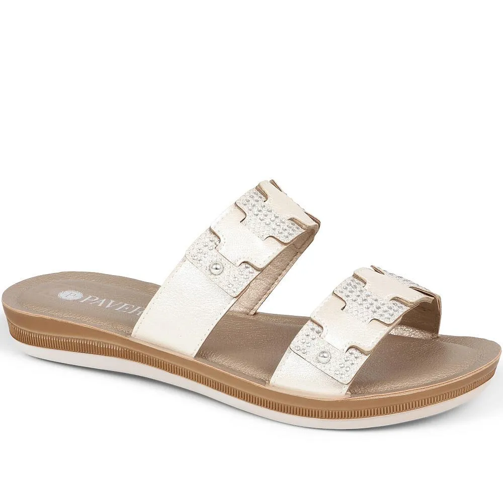 Two Strap Mule Sandals - INB37035 / 323 595