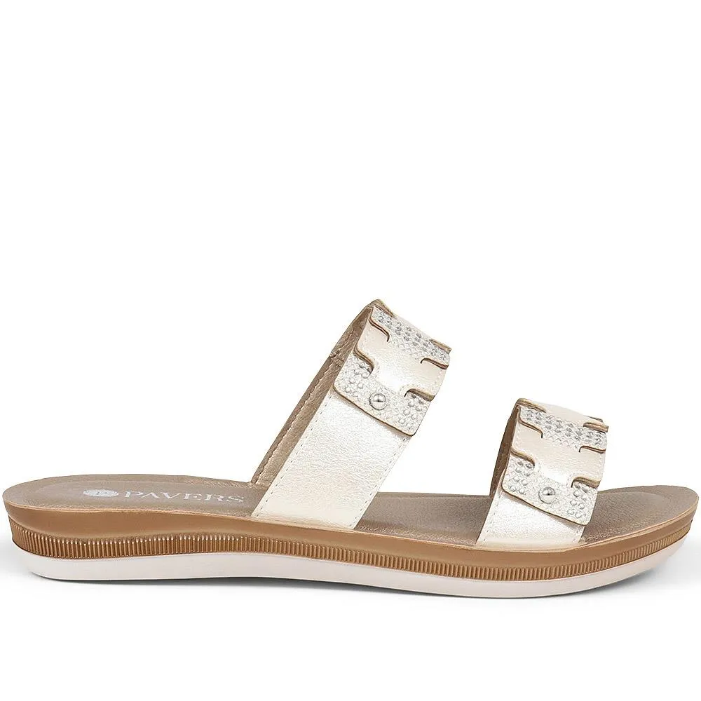 Two Strap Mule Sandals - INB37035 / 323 595