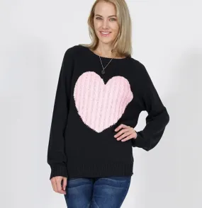 Valentine cable knit sweater