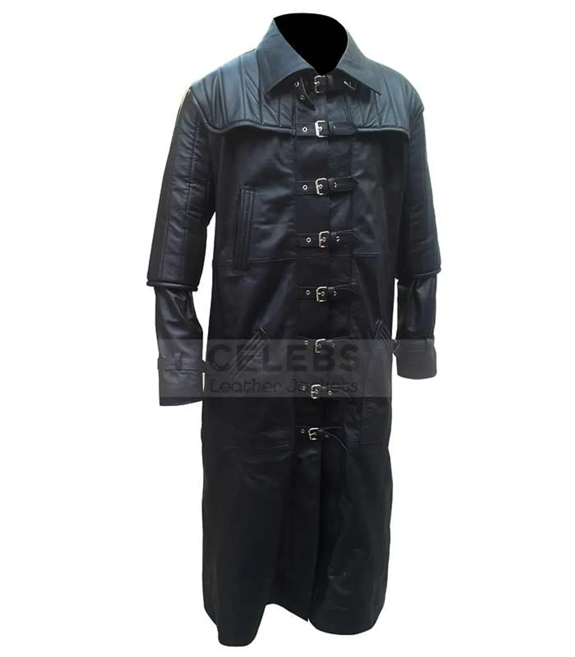 Van Helsing Long Leather Coat Worn by Hugh Jackman