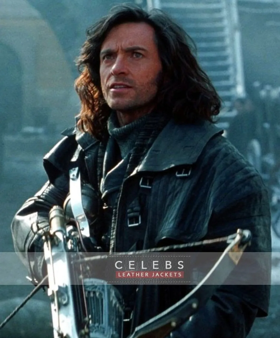 Van Helsing Long Leather Coat Worn by Hugh Jackman