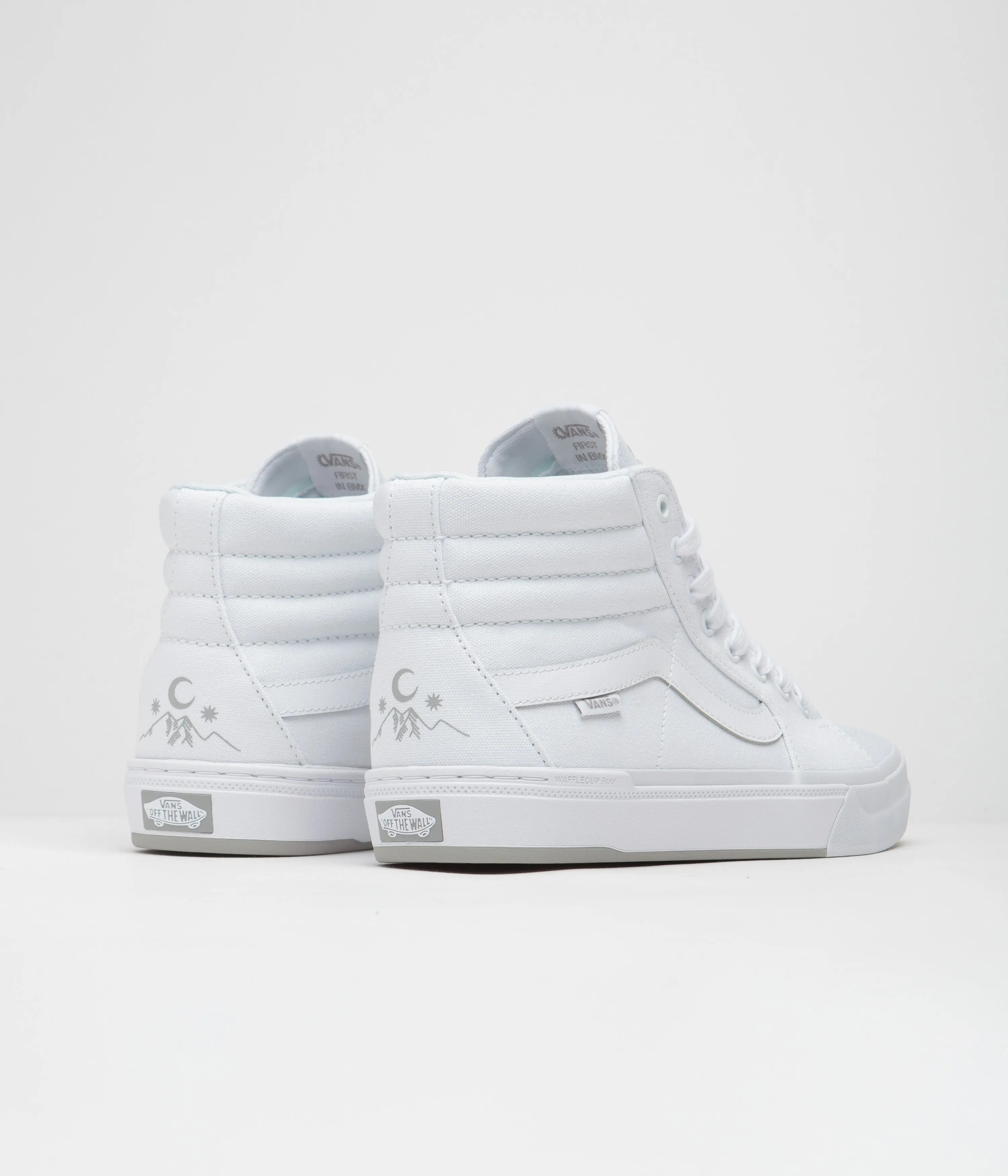 Vans BMX Sk8-Hi White Grey Shoes Perris Benegas