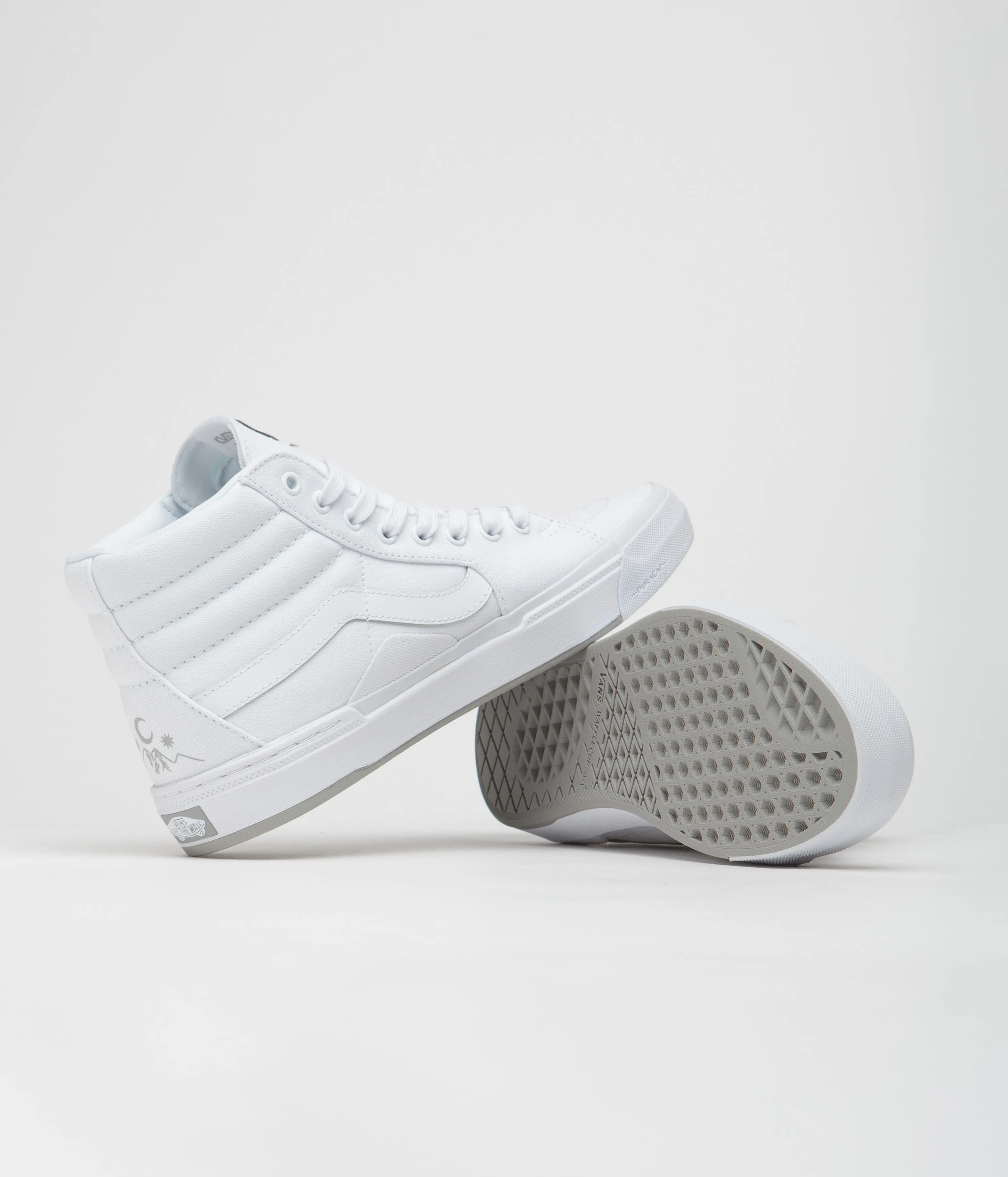 Vans BMX Sk8-Hi White Grey Shoes Perris Benegas