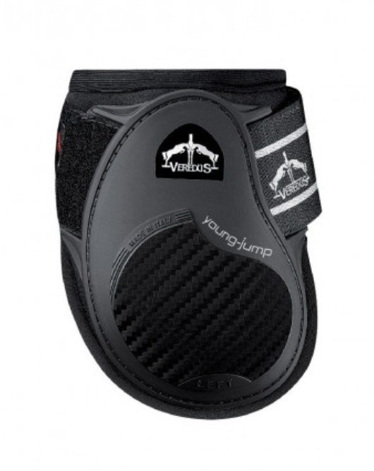 Veredus Young Jump Black Rear Vento Tendon Boots.