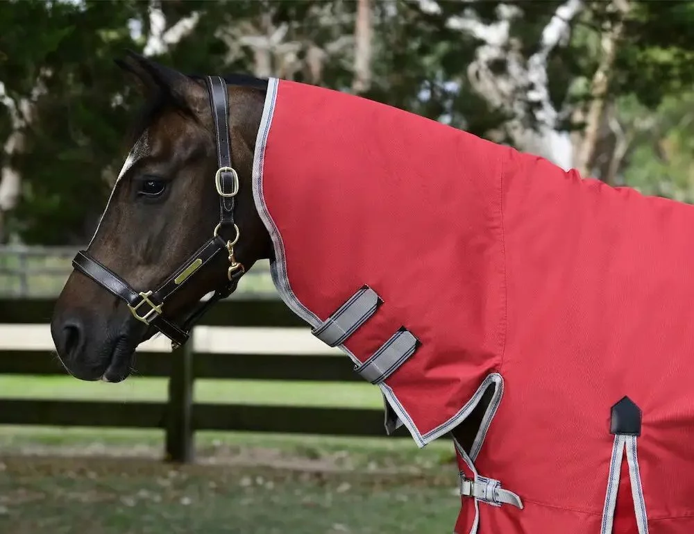 Weatherbeeta Lite Plus Combo Neck in Red.