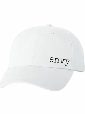 White Embroidered Baseball Hat