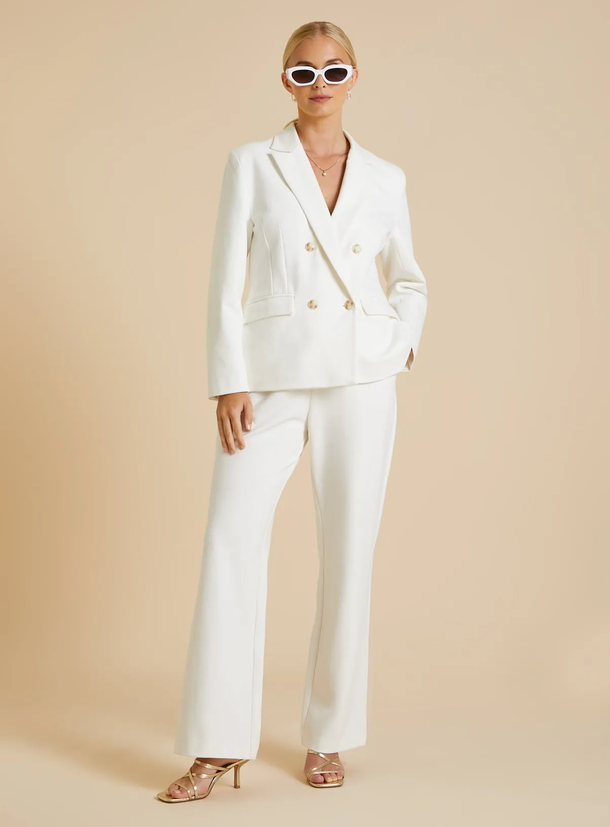 White Smart Trousers