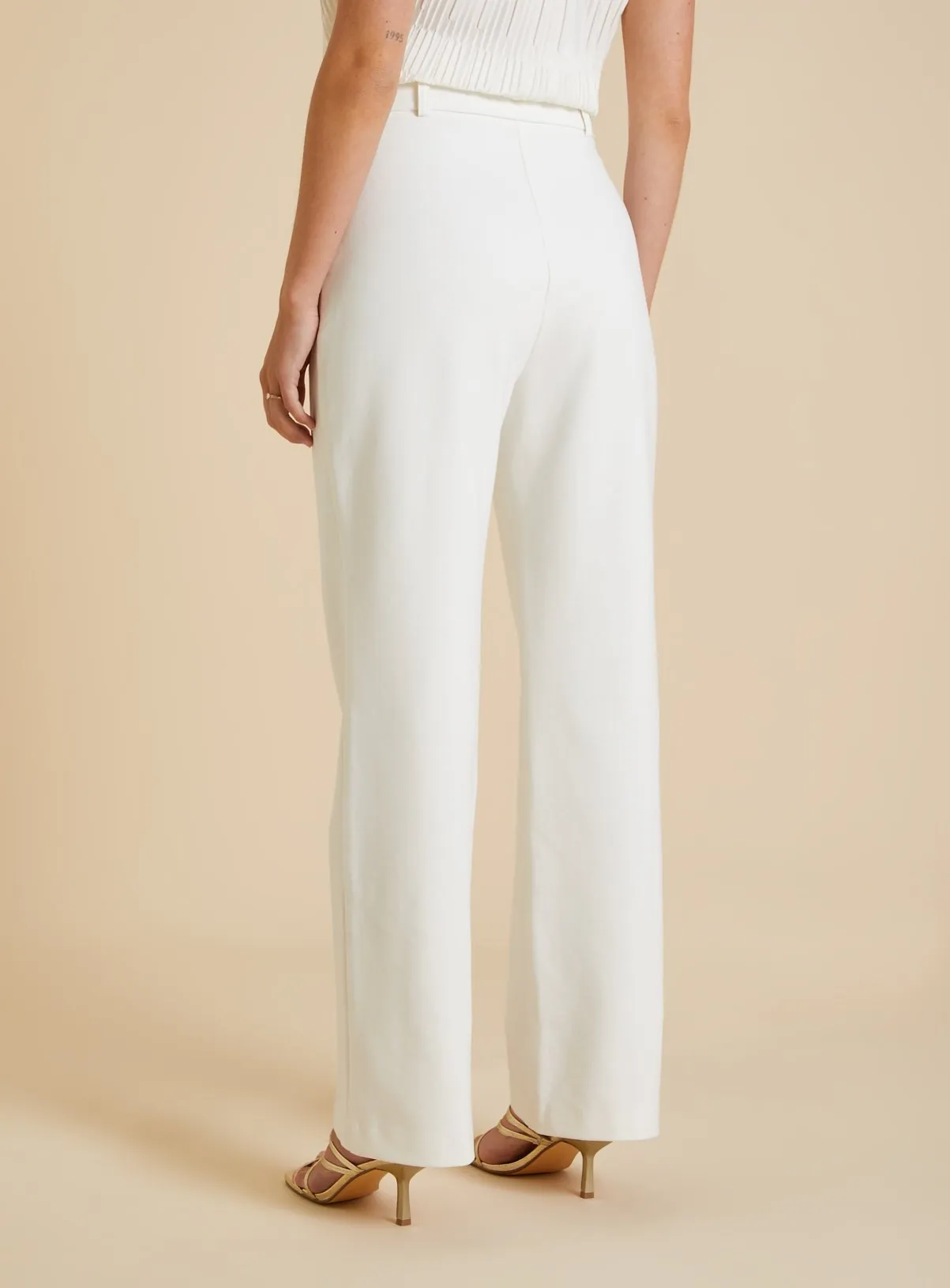 White Smart Trousers