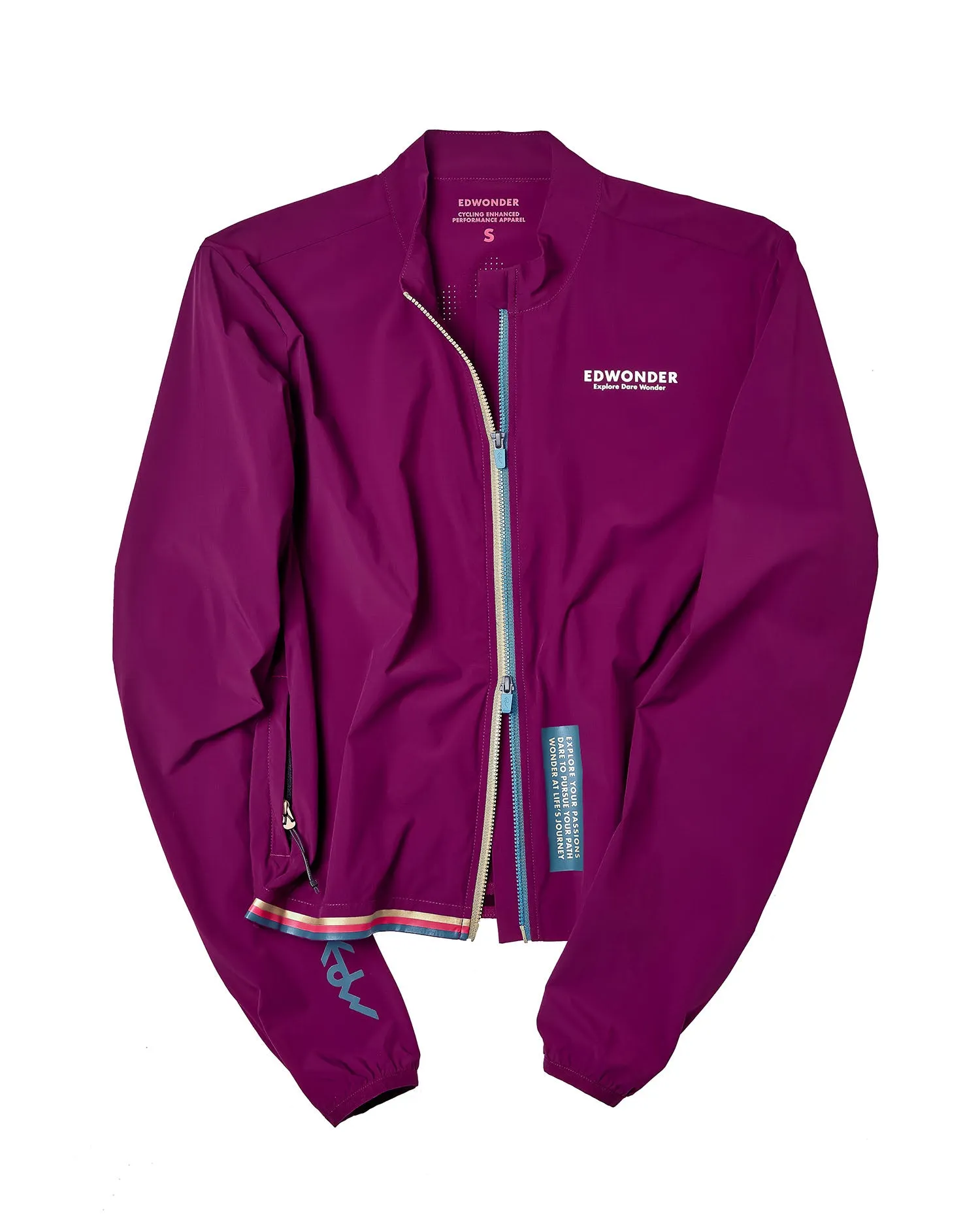 Women's EdW Edition Lightweight Stowable Jacket in Wine Berry